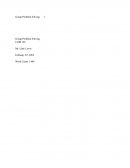 Group Problem Solving Paper