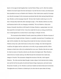 Реферат: Okonkwo In Things Fall Apart Essay Research Реферат: Okonkwo In Things Fall Apart Essay Research