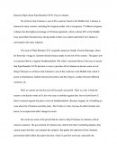 Reaction Paper About Pope Benedict Xvi's Trip to Lebanon