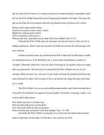 analysis of the canterbury tales the wife of bath and the canterbury tales essay