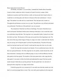 music essay musical report essay