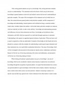 Theory of Knowledge