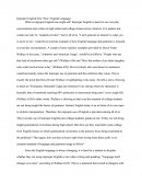 Improper English - the "new" English Language