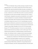 History of Psychology