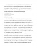 Characteristics of a Close Relationship