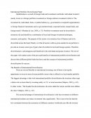 International Portfolio Diversification