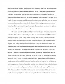 Реферат: Homer And Immortality Essay Research Paper Immortality