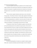 Government Fiscal and Regulatory Policies