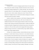 Rationale for the Study
