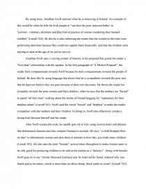 Реферат: A Modest Proposal Essay Research Paper A