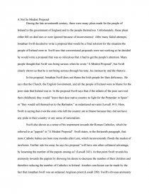 Expository Essay Thesis Statement Examples Proposal Argument Essay Examples also Essay About Healthy Eating A Paper Examining The Symbolism In A Modest Proposal By High School Admissions Essay