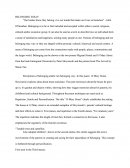 Belonging Essay