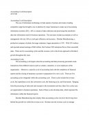 Acc 340 - Accounting Cycle Description