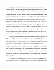 I Ve Been To The Mountaintop Essay