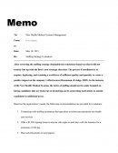 Memo Essay