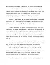 executive order 9066 essay