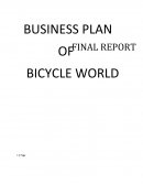 Business Plan of Bicycle World
