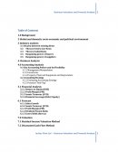 Evaluation of Business