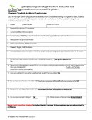 Overseas Candidate Additional Questionnaire