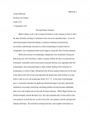 Anthro 2ac Essay - Proving Human Antiquity