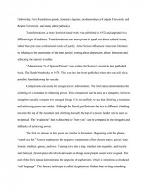 Maturity Essay Academic Skills Essay also Outline Of Expository Essay Anne Sexton Influence To American Literature Essay The Scarlet Letter Analysis Essay