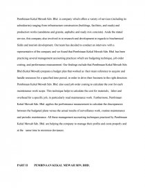 Pembinaan Kekal Mewah Report Case Study