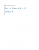 Economics of Coupons
