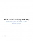 Health Issues in Gender, Age & Ethnicity - the Impact of Type 2 Diabeties in Aging Female Health