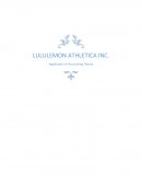 Lululemon Athletica Inc Accounting Theory