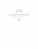 Lululemon Athletica Inc Accounting Theory