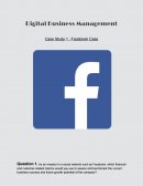 Facebook Case Digital Management
