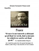 Martin Luther King - Dream Forward: Peace and Equality