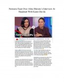 Netizens Feast over Alma Moreno’s Interview at Headstart with Karen Davila