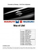 Maruti Suzuki Case Study