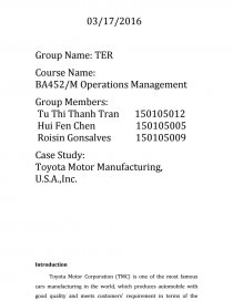 case application 1 out of control toyota answers toyota case study pdf