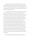 Conflict Between Federalists and the Democratic Republicans