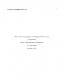 Women’s Movement in Equality and Suffrage from North to South