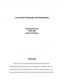 Case Study Pittsburgh and Philadelphia