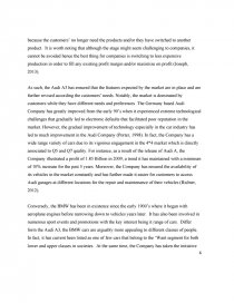 Critical Comparison Of Marketing Mix Bmw 5 And Audi A3 In Germany Case Study