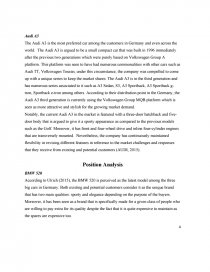Critical Comparison Of Marketing Mix Bmw 5 And Audi A3 In Germany Case Study