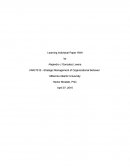 Hmg 510 - Strategic Management of Organizational Behavior