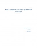 Kant’s Response to Hume’s Problem of Causation