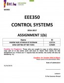 Eee 350 - Control System