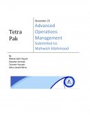 Tetra Pak Advanced Operations Management