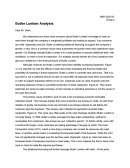 Butler Lumber Case Study