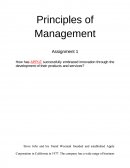 Principles of Management