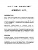 Complete Centralised Solutions - Banking Service