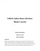 Gillette Safety Razor Division: Blank Cassette
