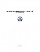 Volkswagen Emissions Cheating Case Report