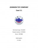 Johnson Toy Company Case 5.1